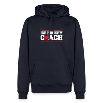 Eishockey Spruch für Eishockeyspieler - Männer Premium Bio Hoodie - Navy - Vorne - Nico (187cm)