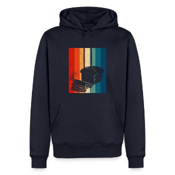 Brot backen Bäcker Bäckerei Brot machen - Männer Premium Bio Hoodie - Navy - Vorne - Nico (187cm)