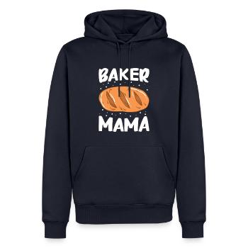 Brot backen Bäcker Bäckerei Brot machen - Männer Premium Bio Hoodie - Navy - Vorne - Nico (187cm)