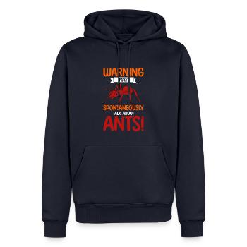 Antkeeping Ameisenzucht Ameisen - Männer Premium Bio Hoodie - Navy - Vorne - Nico (187cm)