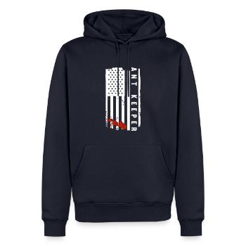 Antkeeping Ameisenzucht Ameisen - Männer Premium Bio Hoodie - Navy - Vorne - Nico (187cm)