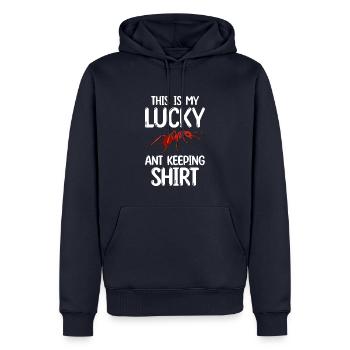 Antkeeping Ameisenzucht Ameisen - Männer Premium Bio Hoodie - Navy - Vorne - Nico (187cm)