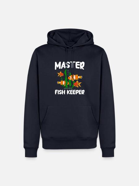 Aquaristics, Fish farming, Aquarists - Men’s Premium Organic Hoodie - navy