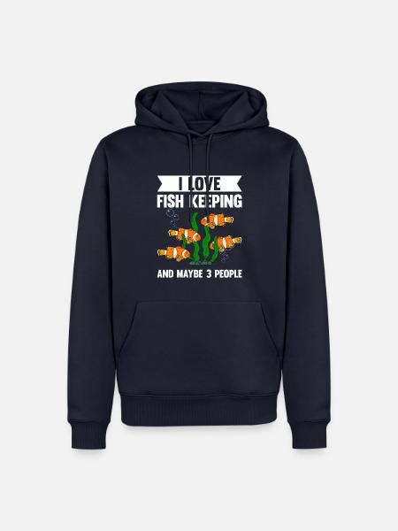 Aquaristics, Fish farming, Aquarists - Men’s Premium Organic Hoodie - navy