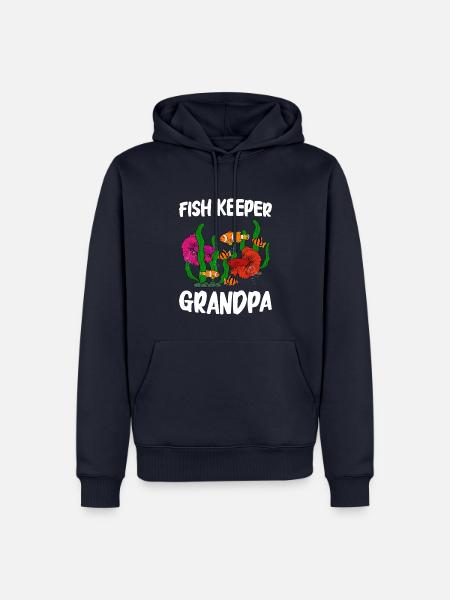 Aquaristics, Fish farming, Aquarists - Men’s Premium Organic Hoodie - navy