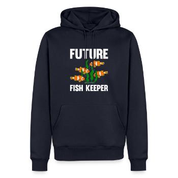 Aquaristik Fischzucht Aquarianer - Männer Premium Bio Hoodie - Navy - Vorne - Nico (187cm)