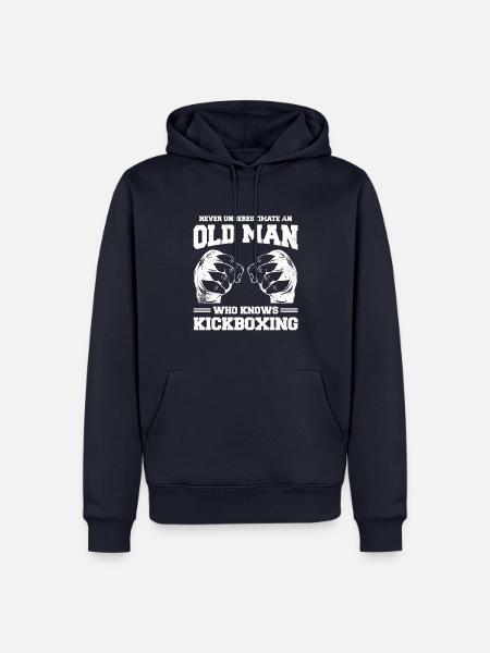 Kickboxen Kickboxer Kickboxing - Männer Premium Bio Hoodie - Navy