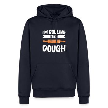 Brot backen Bäcker Bäckerei Brot machen - Männer Premium Bio Hoodie - Navy - Vorne - Nico (187cm)