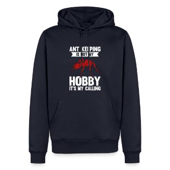 Antkeeping Ameisenzucht Ameisen - Männer Premium Bio Hoodie - Navy - Vorne - Nico (187cm)