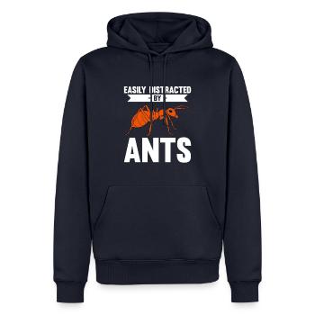 Antkeeping Ameisenzucht Ameisen - Männer Premium Bio Hoodie - Navy - Vorne - Nico (187cm)