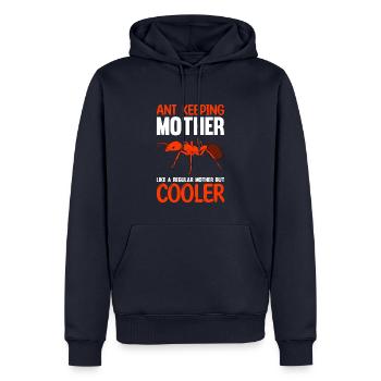 Antkeeping Ameisenzucht Ameisen - Männer Premium Bio Hoodie - Navy - Vorne - Nico (187cm)