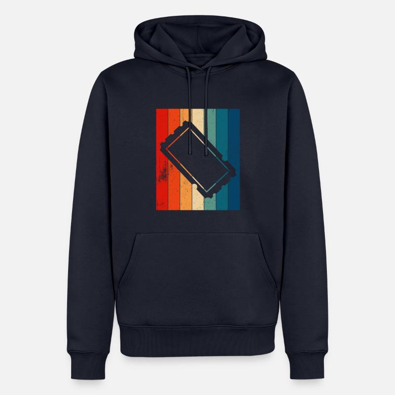 Coupon de points - Sweat à capuche Premium bio Homme - bleu marine