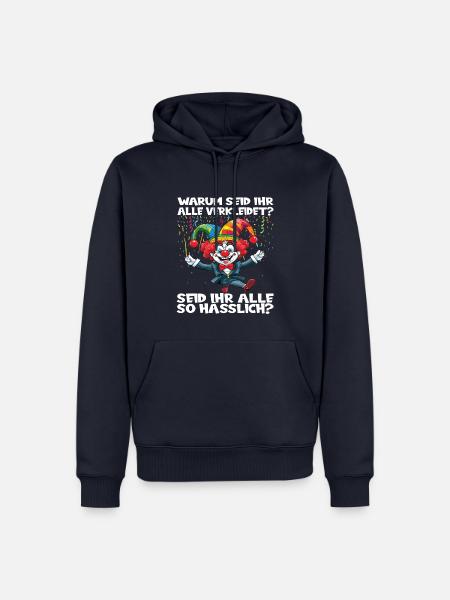 Karneval Kostüm Fasching Fastnacht - Männer Premium Bio Hoodie - Navy