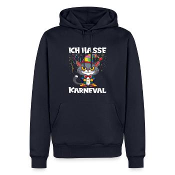 Karneval Kostüm Fasching Fastnacht - Männer Premium Bio Hoodie - Navy - Vorne - Nico (187cm)