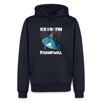 Karneval Kostüm Fasching Fastnacht - Männer Premium Bio Hoodie - Navy - Vorne - Nico (187cm)