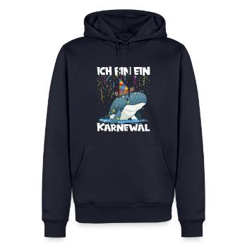 Karneval Kostüm Fasching Fastnacht - Männer Premium Bio Hoodie - Navy - Vorne - Nico (187cm)