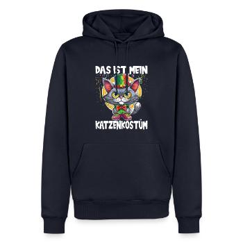 Karneval Kostüm Fasching Fastnacht - Männer Premium Bio Hoodie - Navy - Vorne - Nico (187cm)