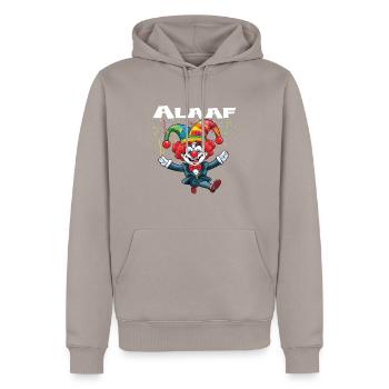 Karneval Kostüm Fasching Fastnacht - Männer Premium Bio Hoodie - Taupe - Vorne - Nico (187cm)