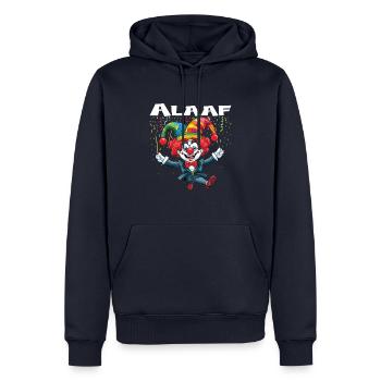 Costume de carnaval Carnaval Carnaval - Sweat à capuche Premium bio Homme - bleu marine - Devant - Nico (187cm)