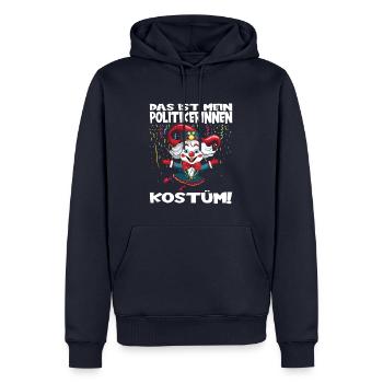 Costume de carnaval Carnaval Carnaval - Sweat à capuche Premium bio Homme - bleu marine - Devant - Nico (187cm)