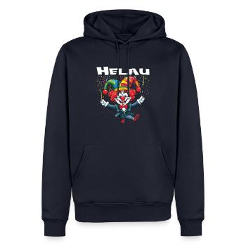 Costume de carnaval Carnaval Carnaval - Sweat à capuche Premium bio Homme - bleu marine - Devant - Nico (187cm)
