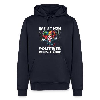 Costume de carnaval Carnaval Carnaval - Sweat à capuche Premium bio Homme - bleu marine - Devant - Nico (187cm)