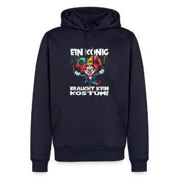 Costume de carnaval Carnaval Carnaval - Sweat à capuche Premium bio Homme - bleu marine - Devant - Nico (187cm)