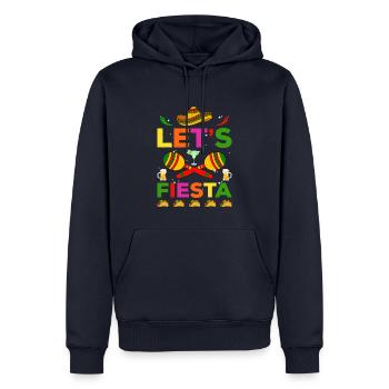 Cinco de Mayo - Sweat à capuche Premium bio Homme - bleu marine - Devant - Nico (187cm)