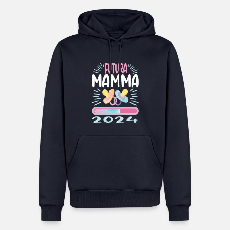 Super Mamma 2024 Loading - Männer Premium Bio Hoodie - Navy