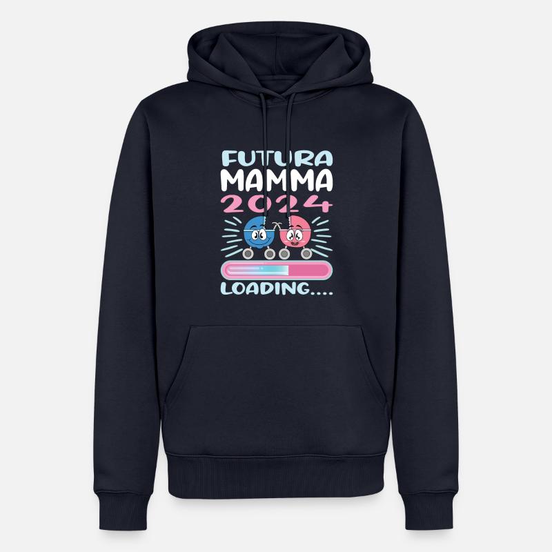 Super Mamma 2024 Loading - Männer Premium Bio Hoodie - Navy