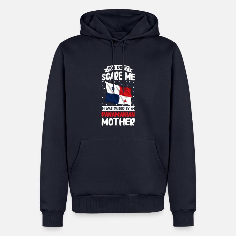 Drapeau panaméen Drapeau panaméen - Sweat à capuche Premium bio Homme - bleu marine