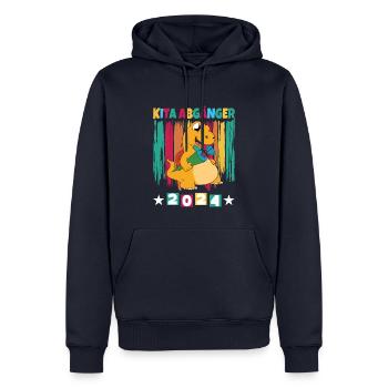 Kita Abgänger 2024 Einschulung 2024 - Männer Premium Bio Hoodie - Navy - Vorne - Nico (187cm)