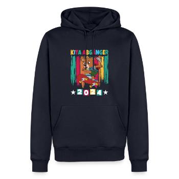Kita Abgänger 2024 Einschulung 2024 - Männer Premium Bio Hoodie - Navy - Vorne - Nico (187cm)