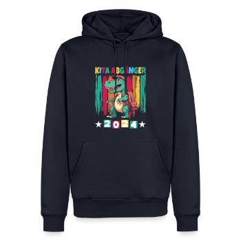 Kita Abgänger 2024 Einschulung 2024 - Männer Premium Bio Hoodie - Navy - Vorne - Nico (187cm)