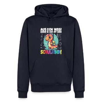 School Child 2024 School Enrollment Back to School - Men’s Premium Organic Hoodie - navy - Front - Nico (187cm)