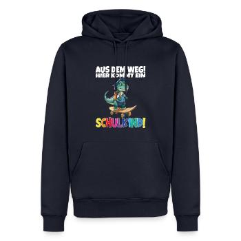 School Child 2024 School Enrollment Back to School - Men’s Premium Organic Hoodie - navy - Front - Nico (187cm)