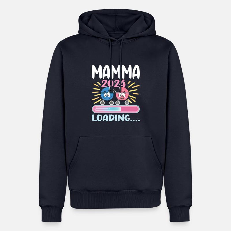 Super Mamma 2024 Loading - Männer Premium Bio Hoodie - Navy