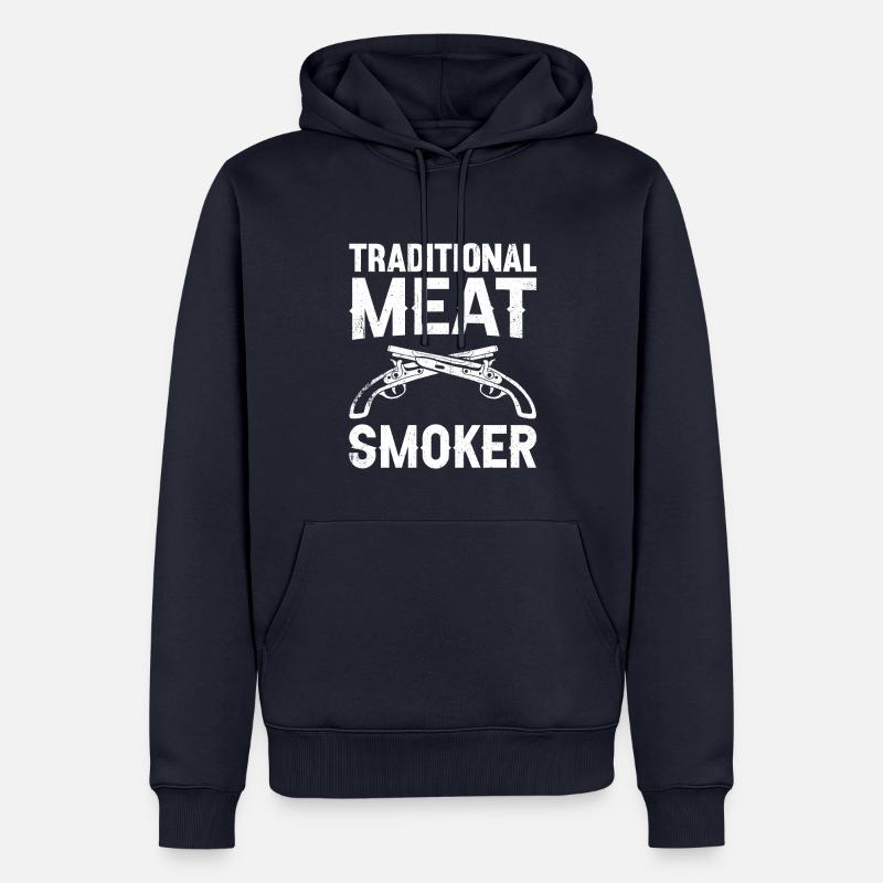Vorderlader Muzzleloader Muzzle Loading - Männer Premium Bio Hoodie - Navy