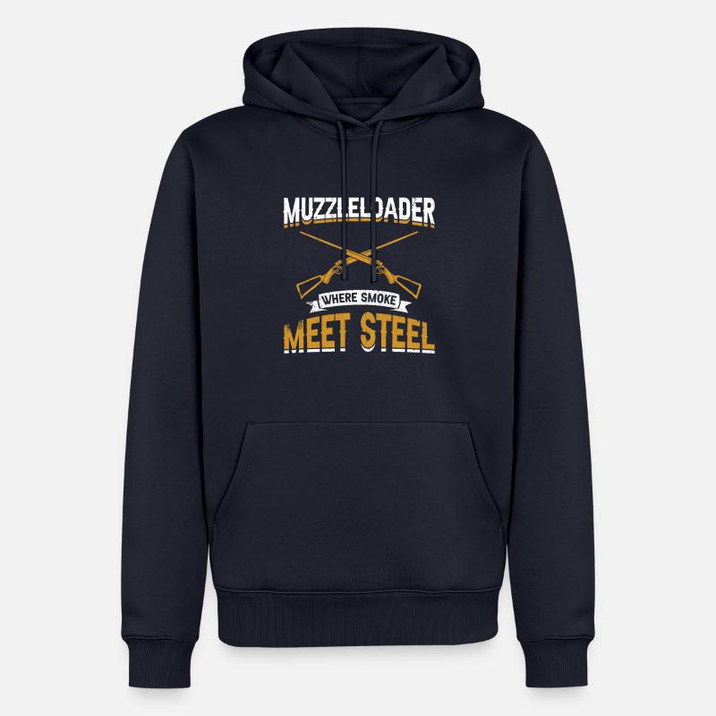 Vorderlader Muzzleloader Muzzle Loading - Men’s Premium Organic Hoodie - navy