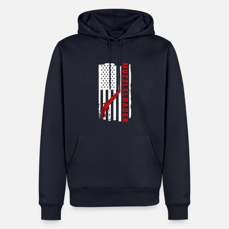 Vorderlader Muzzleloader Muzzle Loading - Men’s Premium Organic Hoodie - navy