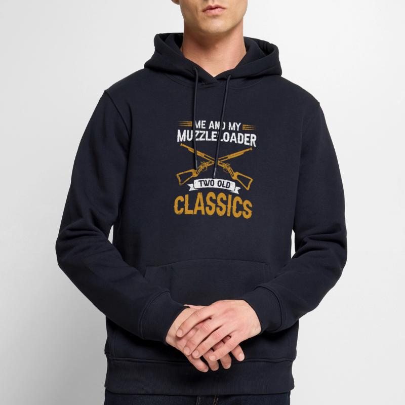Vorderlader Muzzleloader Muzzle Loading Men’s Premium Organic Hoodie