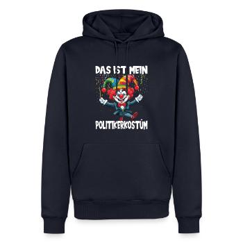 Karneval Kostüm Fasching Fastnacht - Männer Premium Bio Hoodie - Navy - Vorne - Nico (187cm)