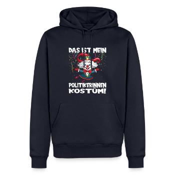 Karneval Kostüm Fasching Fastnacht - Männer Premium Bio Hoodie - Navy - Vorne - Nico (187cm)