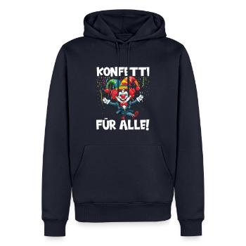 Karneval Kostüm Fasching Fastnacht - Männer Premium Bio Hoodie - Navy - Vorne - Nico (187cm)