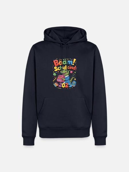 Schulkind 2025 Einschulung Schulanfang - Männer Premium Bio Hoodie - Navy
