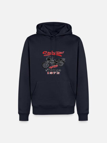 Zündapp KS 50 Classic Bike - Männer Premium Bio Hoodie - Navy