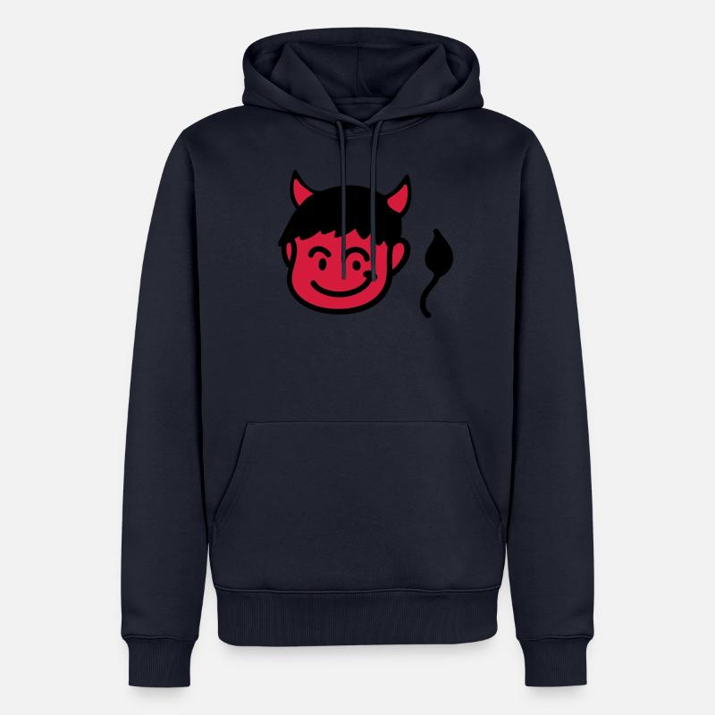 Kleiner Teufel 2 - Männer Premium Bio Hoodie - Navy