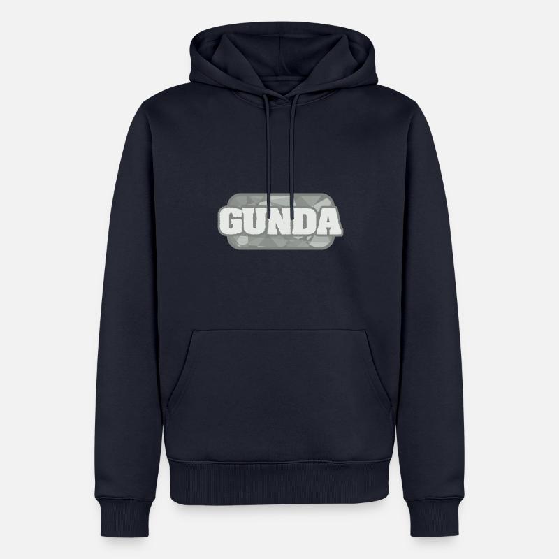 Gunda - Männer Premium Bio Hoodie - Navy
