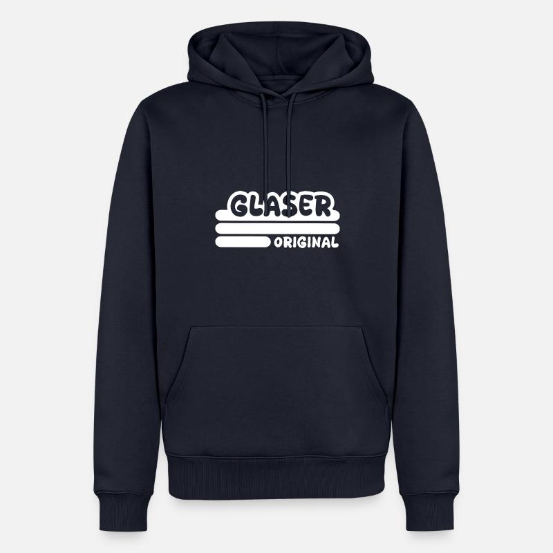 Beruf Glaser - Männer Premium Bio Hoodie - Navy