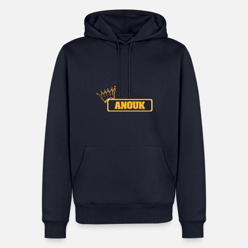 Anouk als Name - Männer Premium Bio Hoodie - Navy